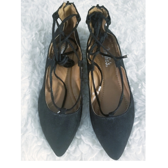 ANKLE WRAP BALLET FLAT - Picture 3 of 10